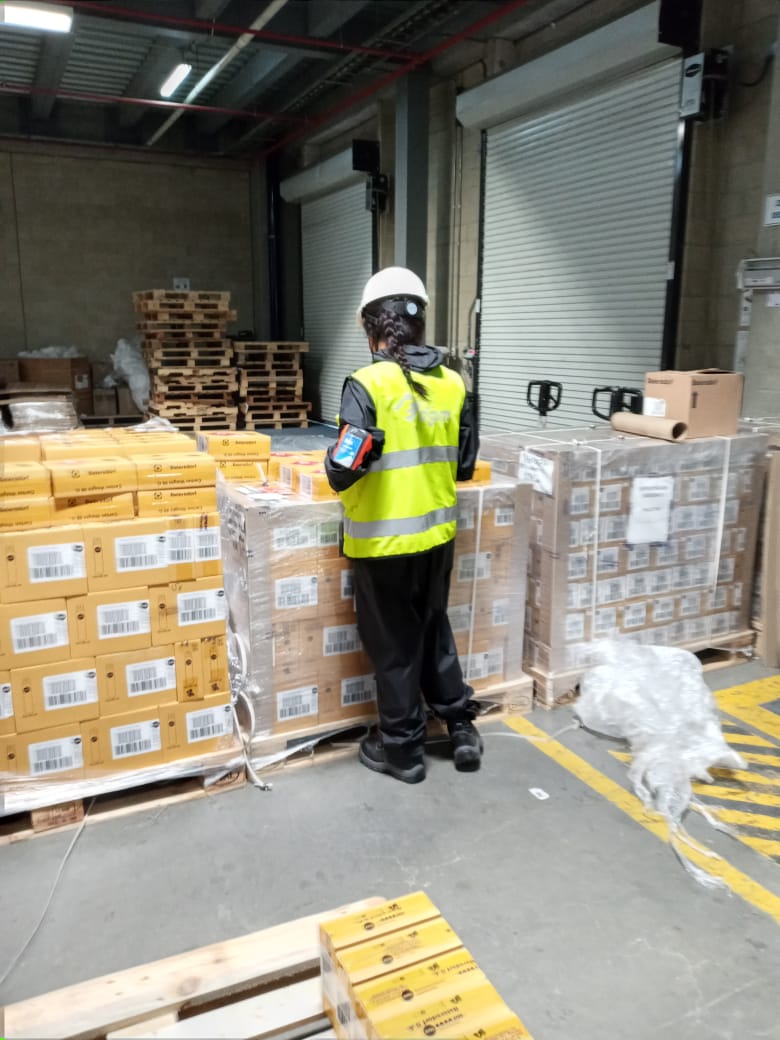 Inspección operativa en bodega